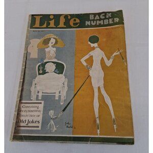 Antique Life Magazine May 19,  1927 Back Number 40 Pages Jazz Age Ads Art Humor